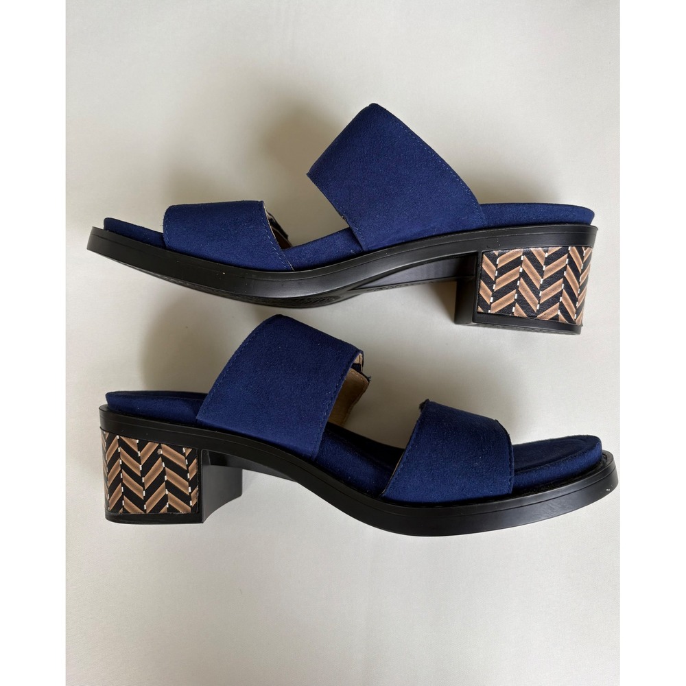 NWOB Alegria Tia Slide Sandal Womens 40 Leather Adjustable Block Heel Comfort - Picture 6 of 9